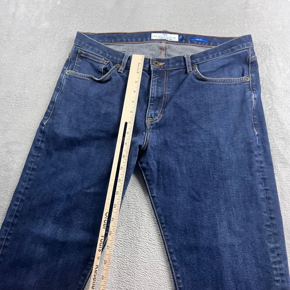 Peter Manning Five Eight New York Slim Fit Jeans Mens‎ 34W 28L Dark Wash Blue